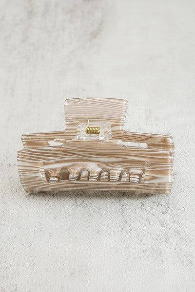 Marbled Stripe Hair Clip
