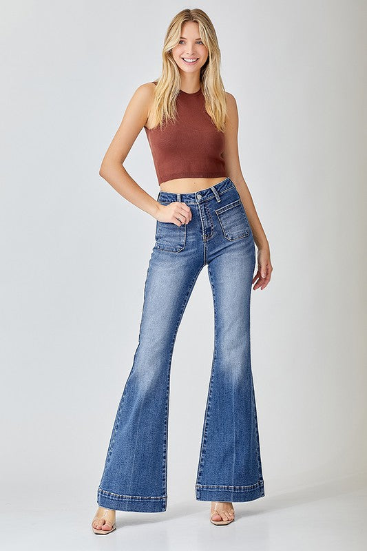 Risen Flare Patch Pocket Denim