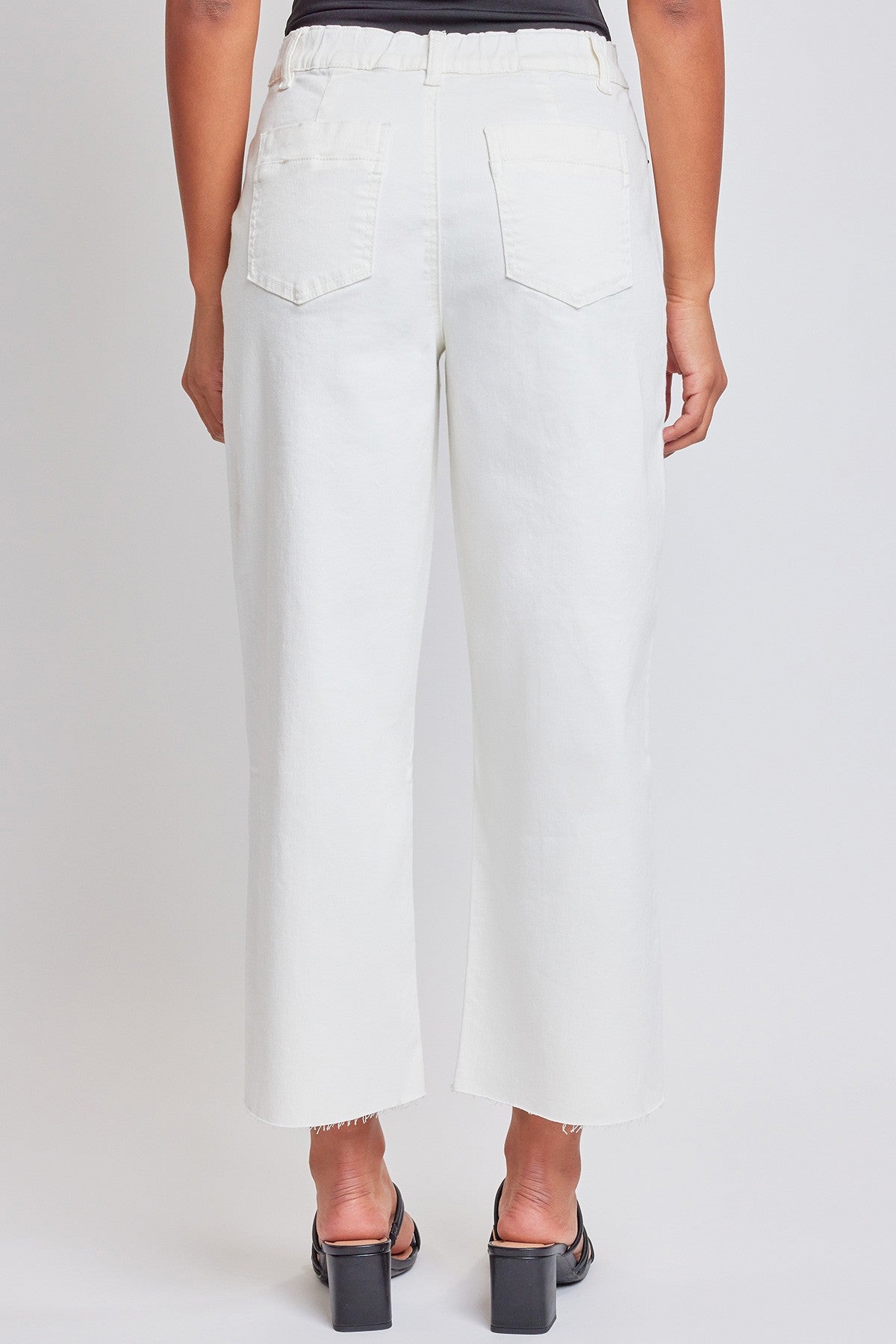 YMI Cropped Wide Leg Denim