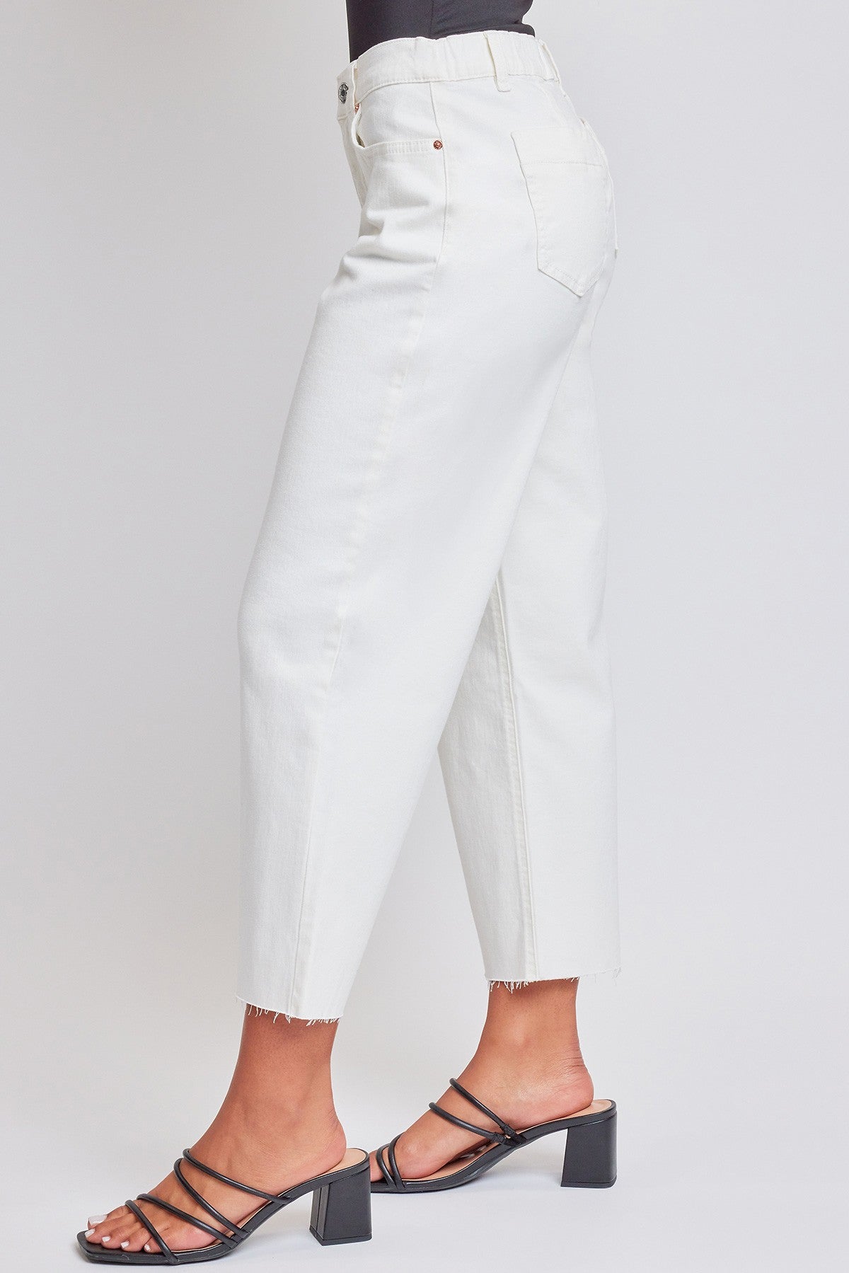 YMI Cropped Wide Leg Denim