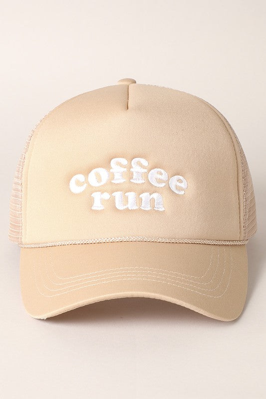 Coffee Run Trucker Hat