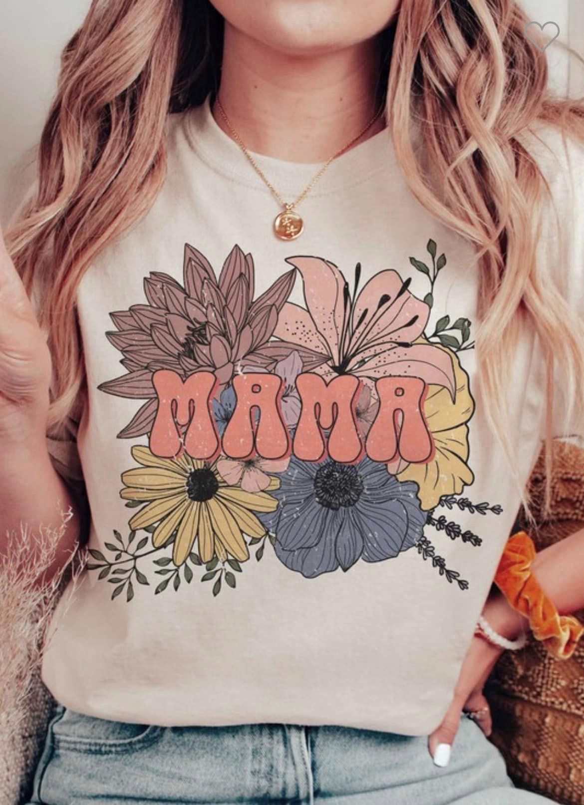 Mama Floral Tee