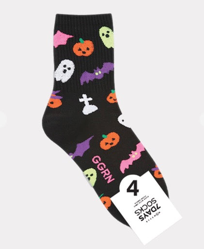 Hello Halloween Socks