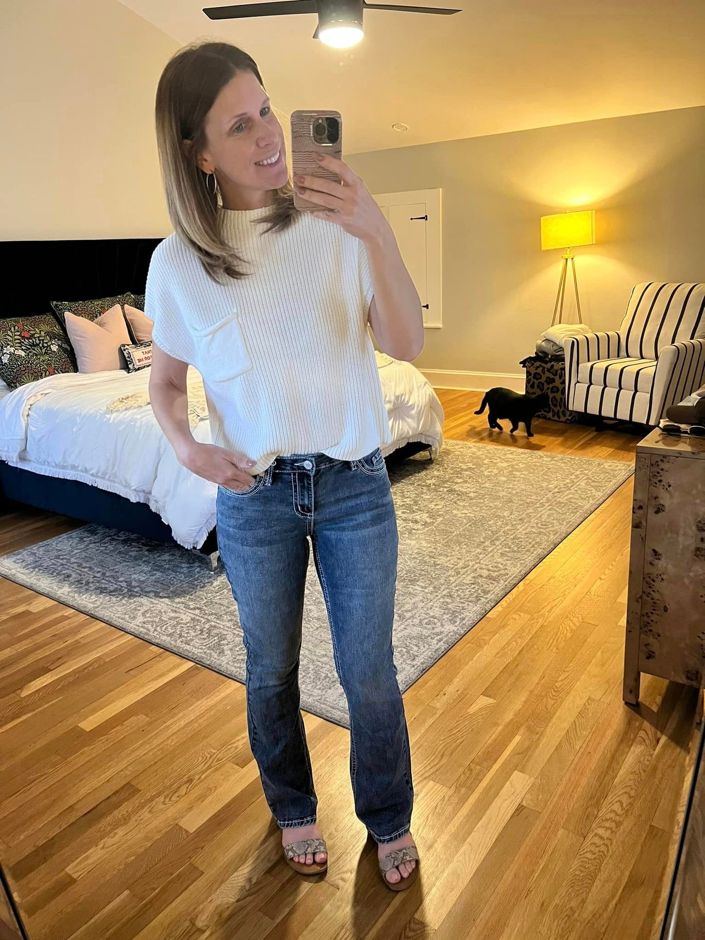 YMI Stitched Denim