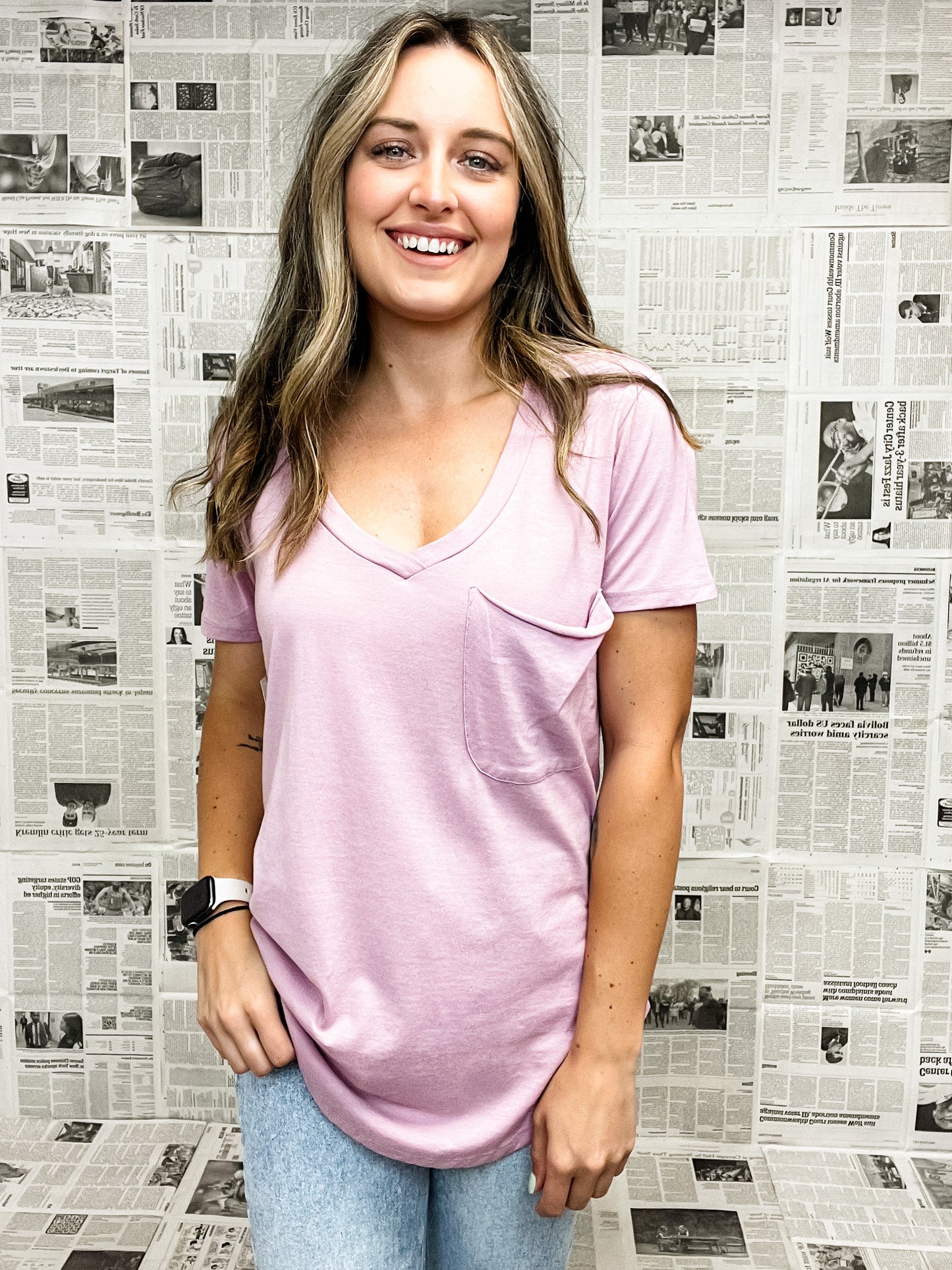 Z Supply Slouchy Pocket Tee
