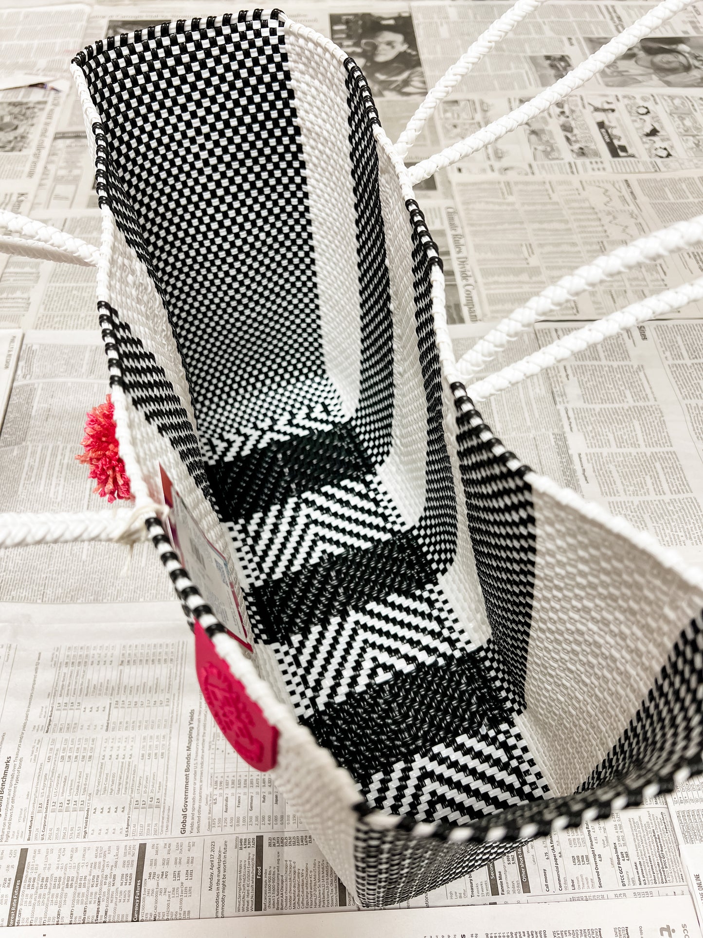 Tin Marin Zebra Super Tote