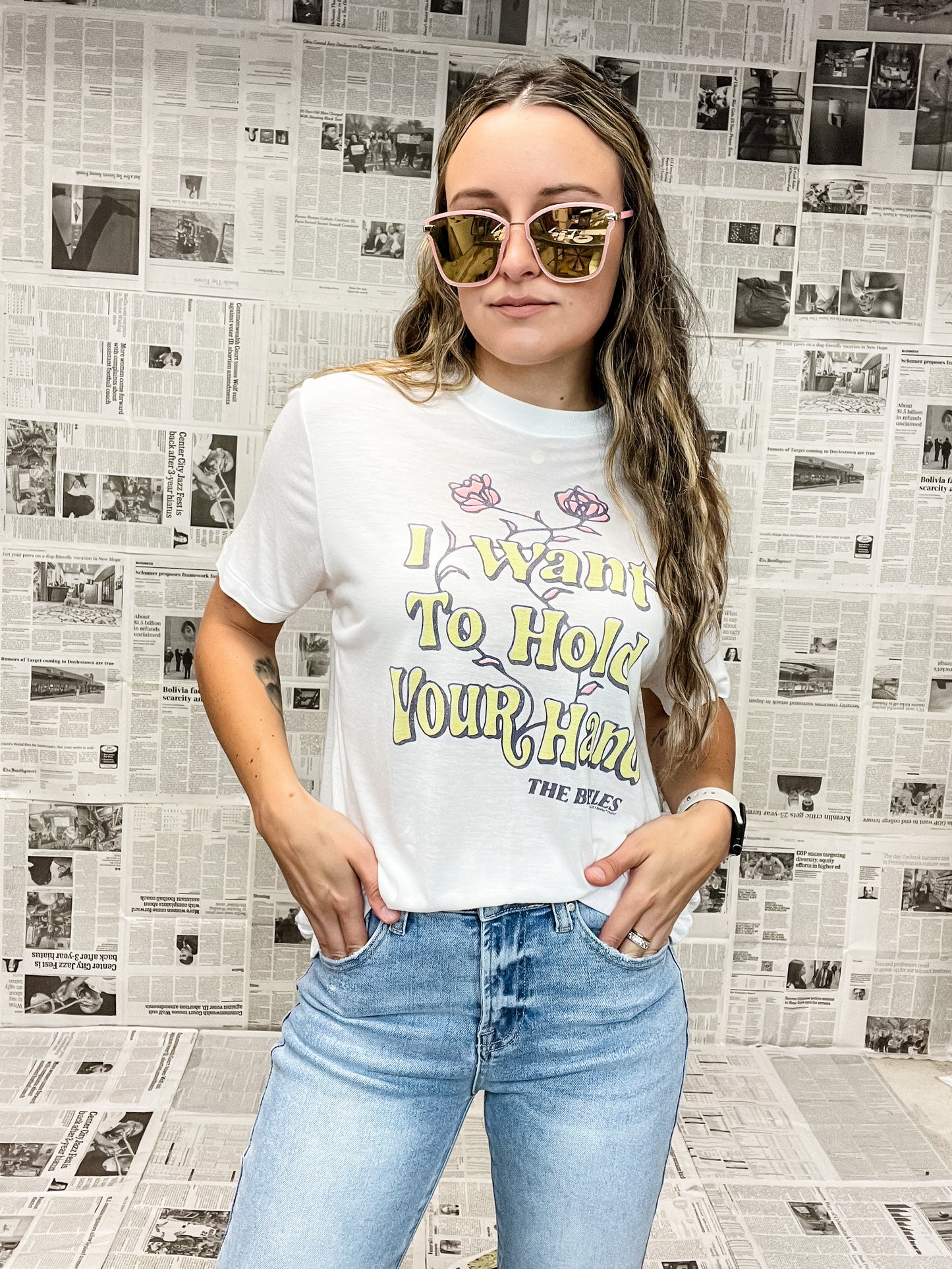 I Want to Hold Your Hand Tee