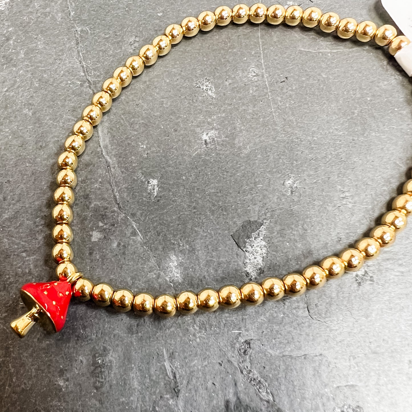 Mushroom Charm Bracelet