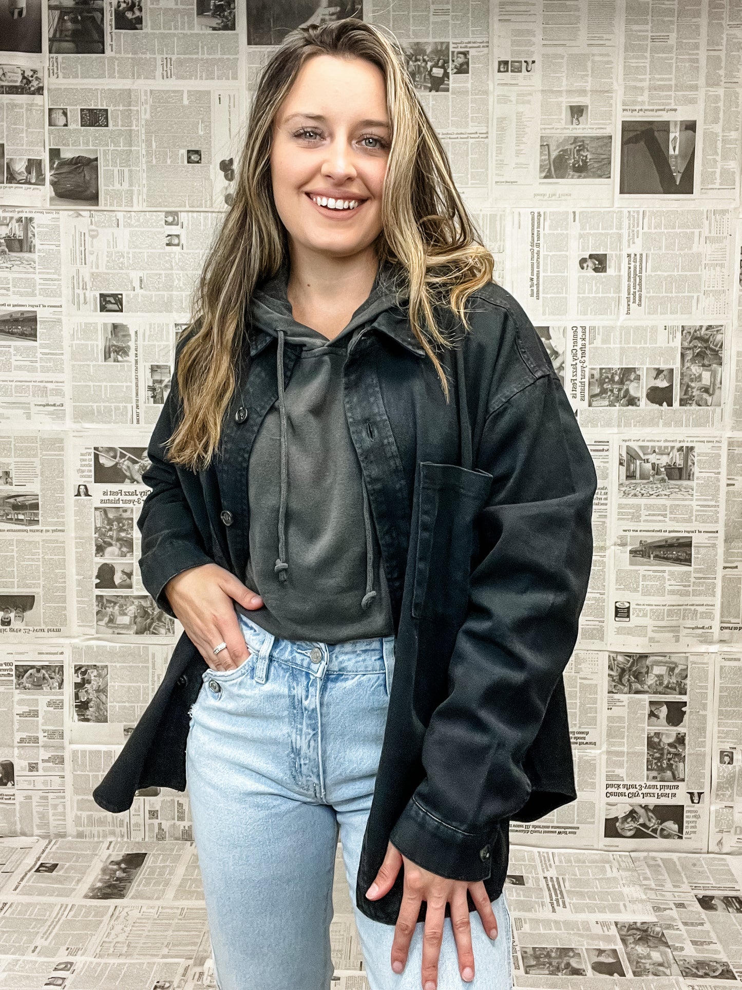 The Maddie Button Up