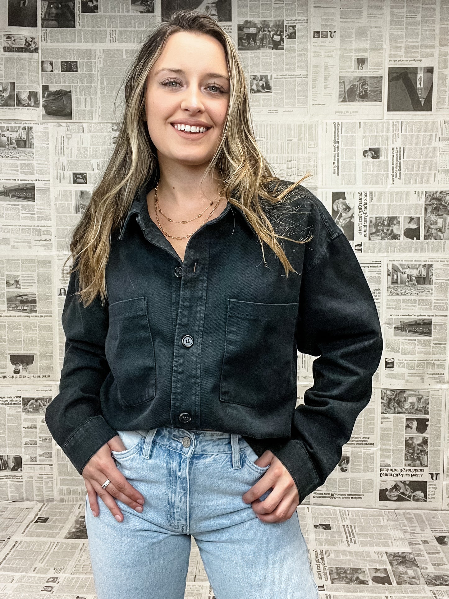 The Maddie Button Up