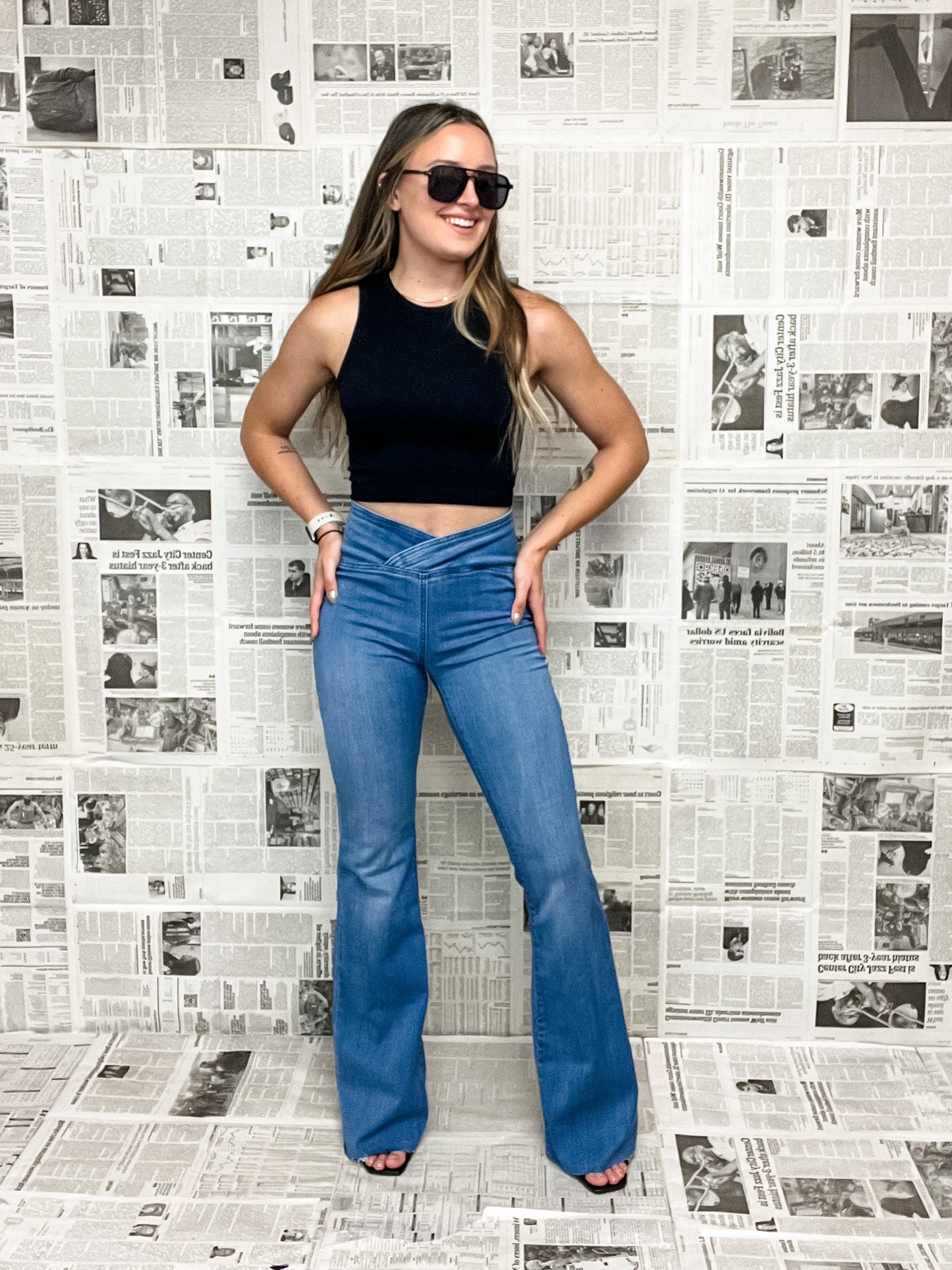 Cello Criss Cross Waistband