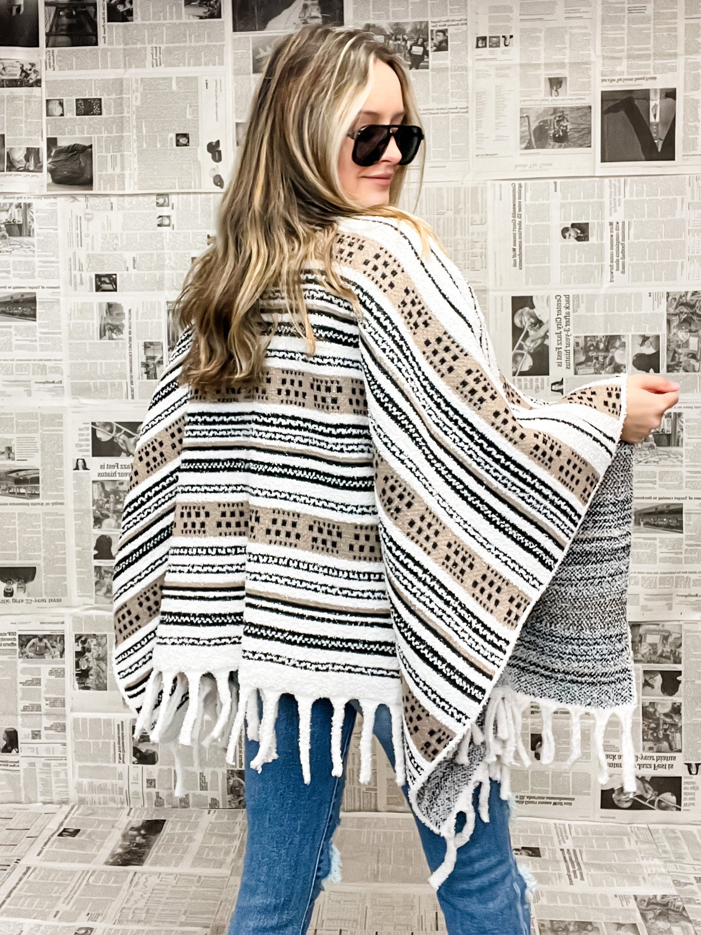 The Alexa Sweater Shawl