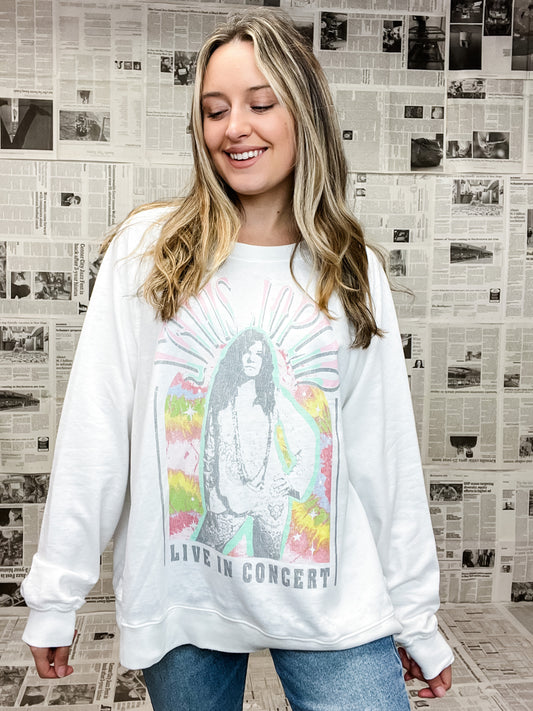 Janis Joplin Live Sweatshirt