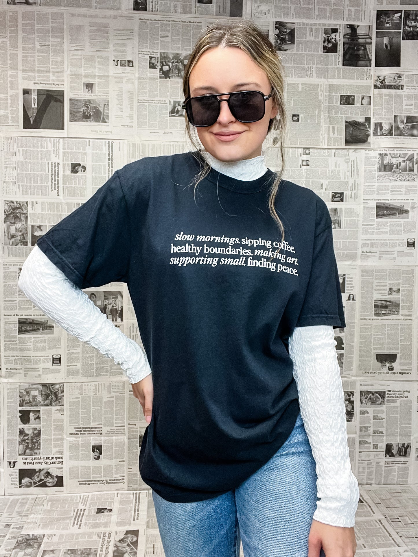 Slow Mornings Tee