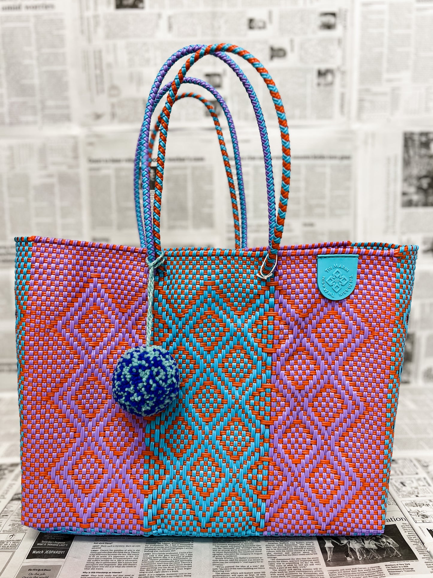 Tin Marin Sunset Woven Super Tote