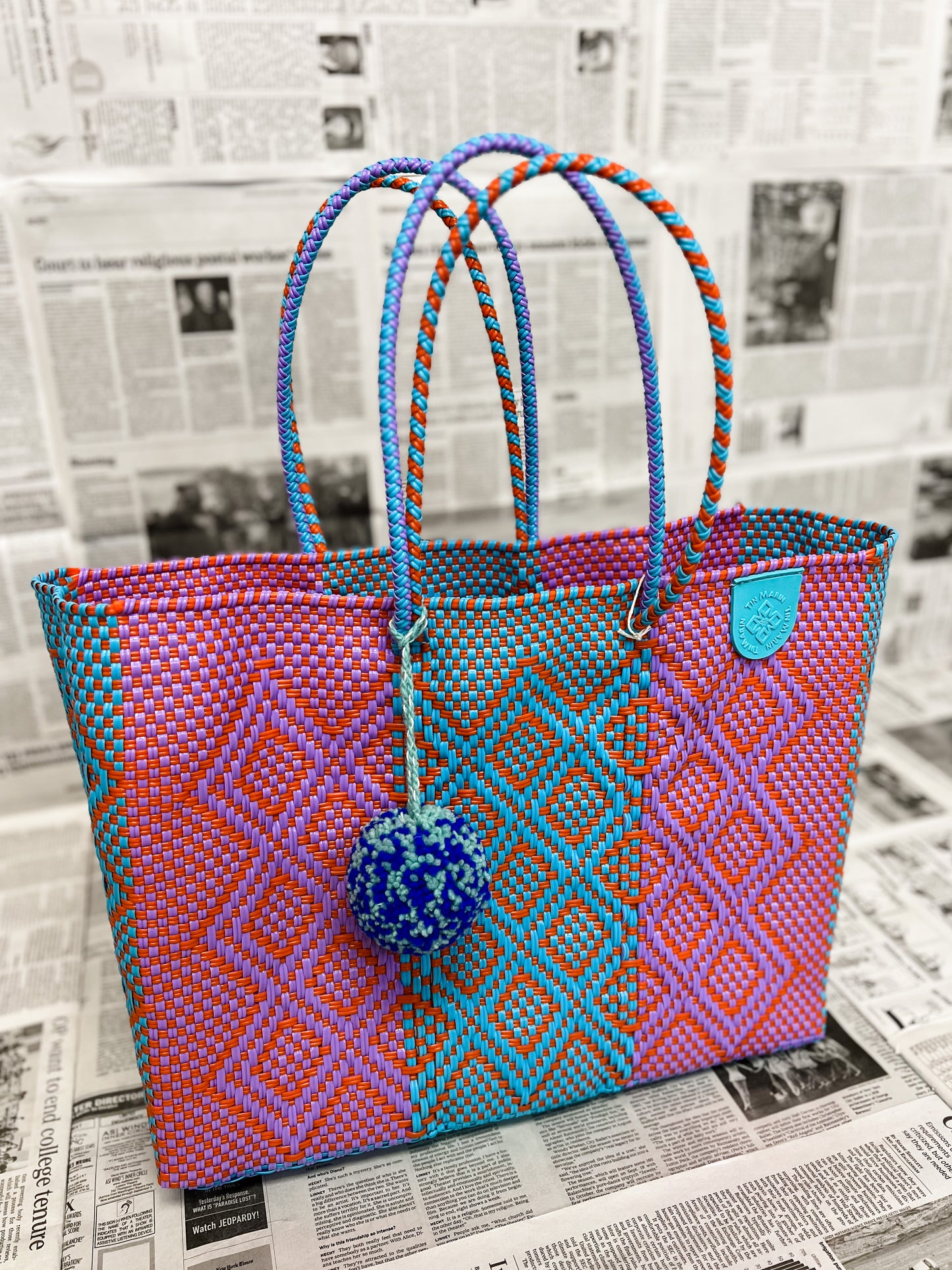 Tin Marin Sunset Woven Super Tote