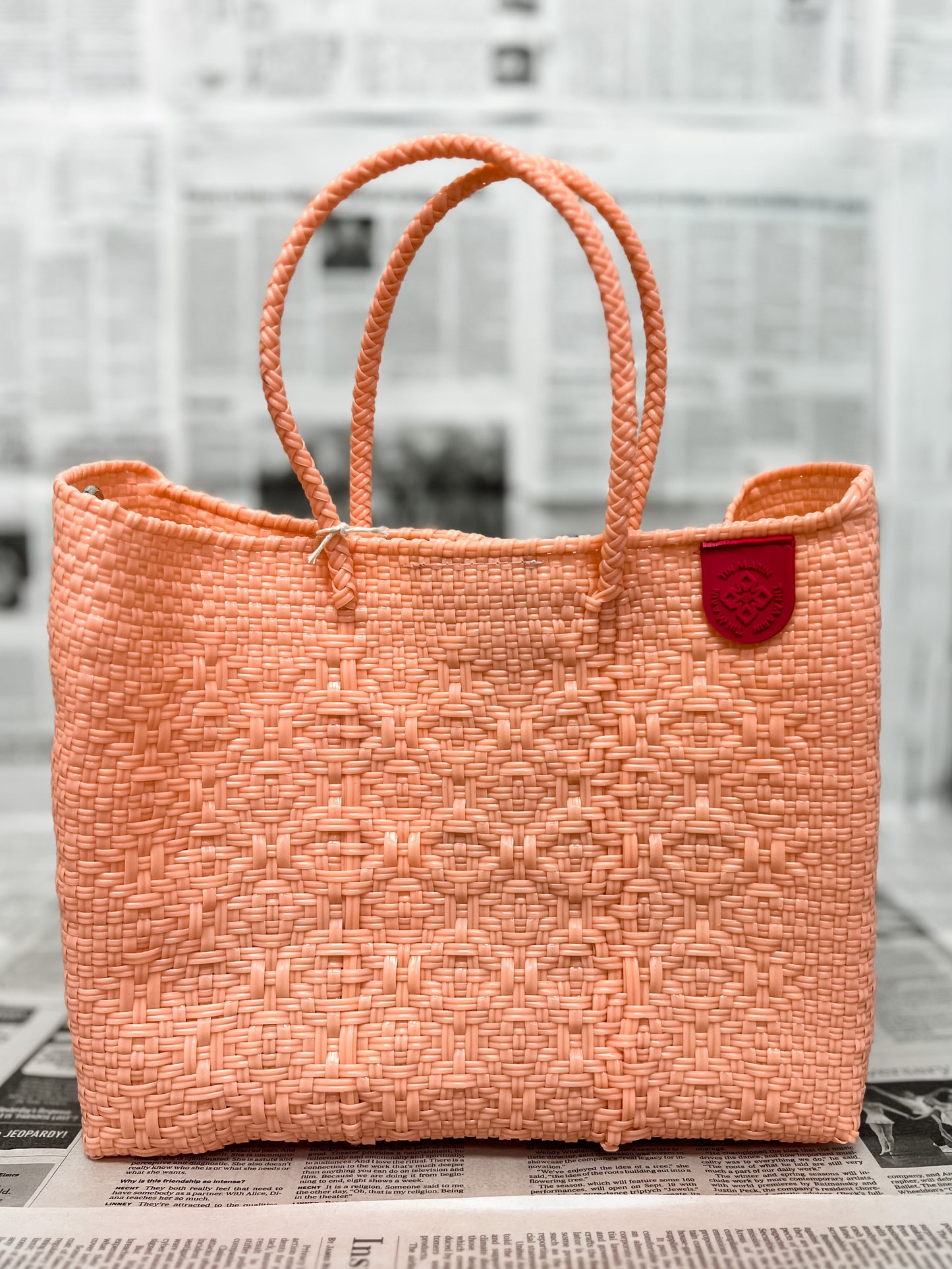 Tin Marin Canarias Medium Woven Crossbody Bag