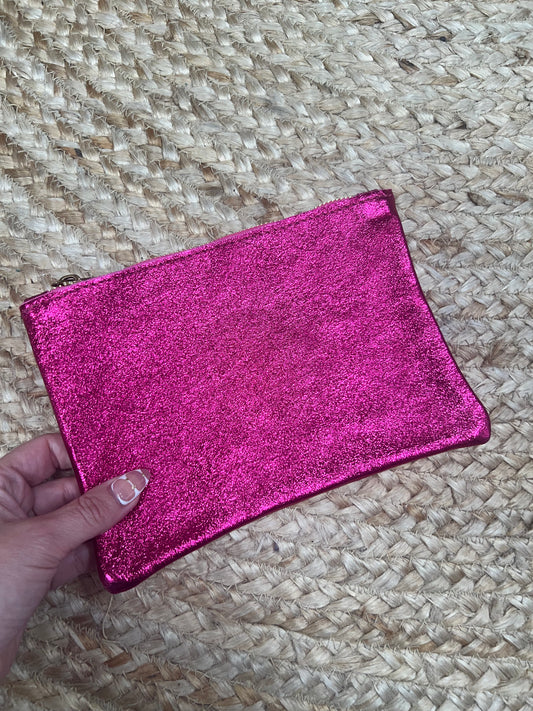 The Olivia Shimmer Pouch