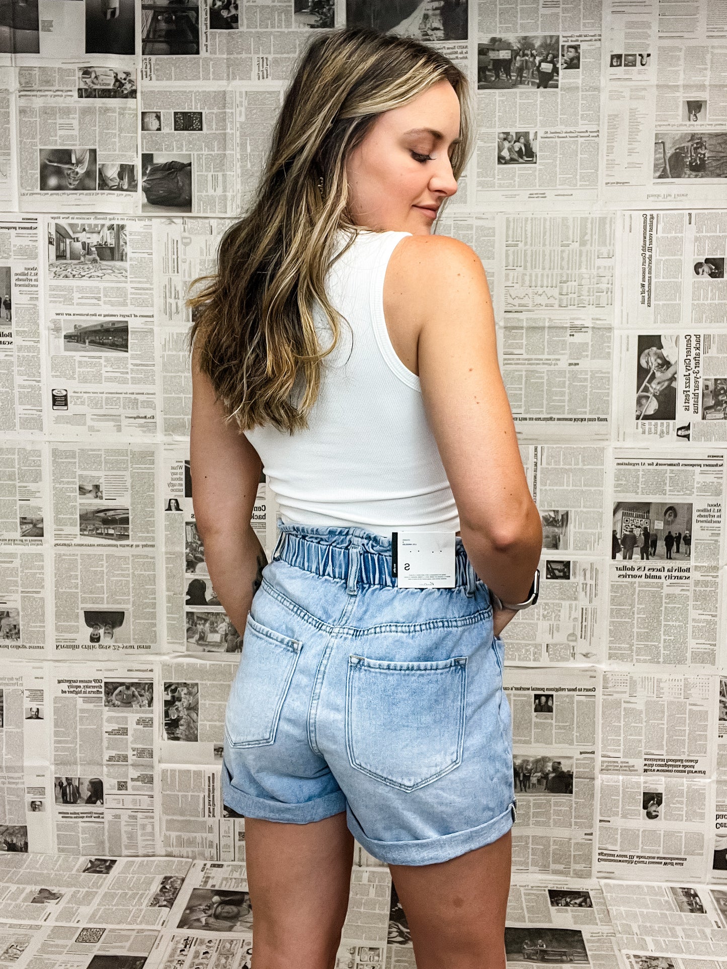 KanCan Paper Bag Shorts