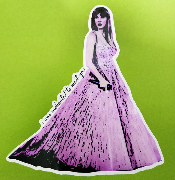 Taylor Swift Sticker, Western Stars Glitter Sticker, Deluxe Sticker,  Valentine's Sticker