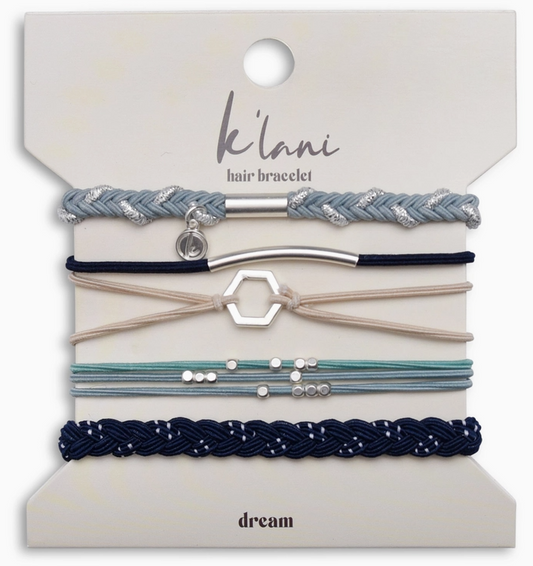 K'Lani Dream Hair Tie Bracelet Set