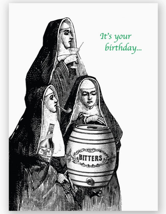 Nuns Birthday Card