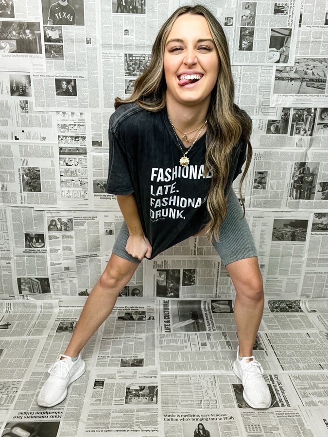 Fashionably Drunk Tee