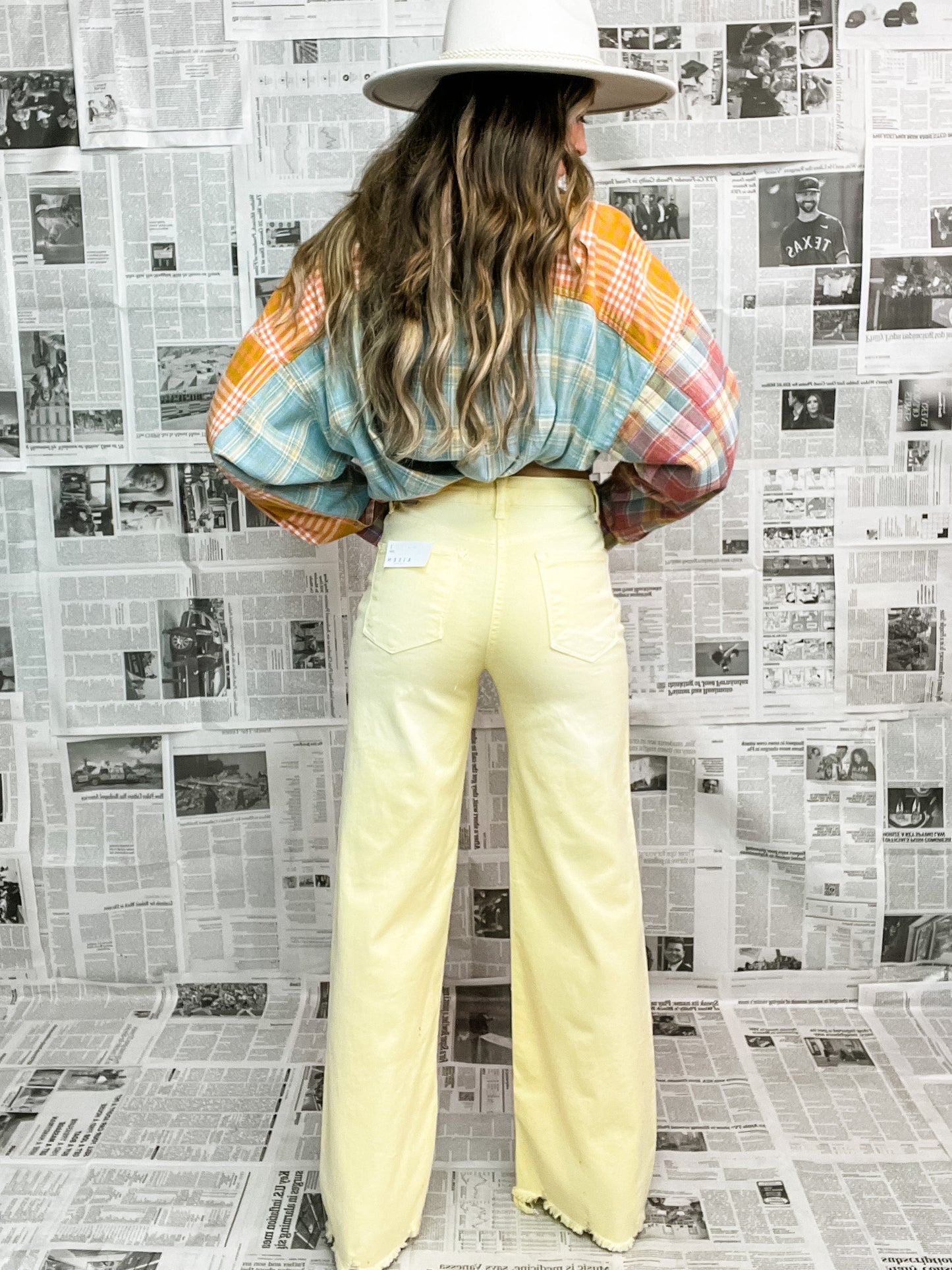 Risen Hi-Rise Wide Jeans