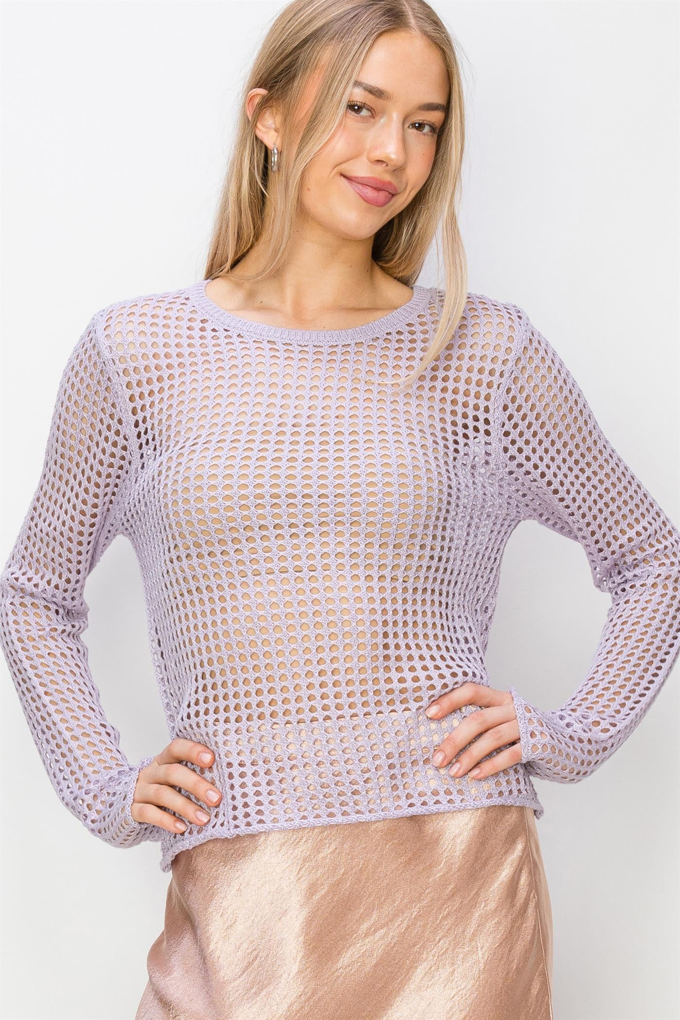 The Inga Open Knit Sweater