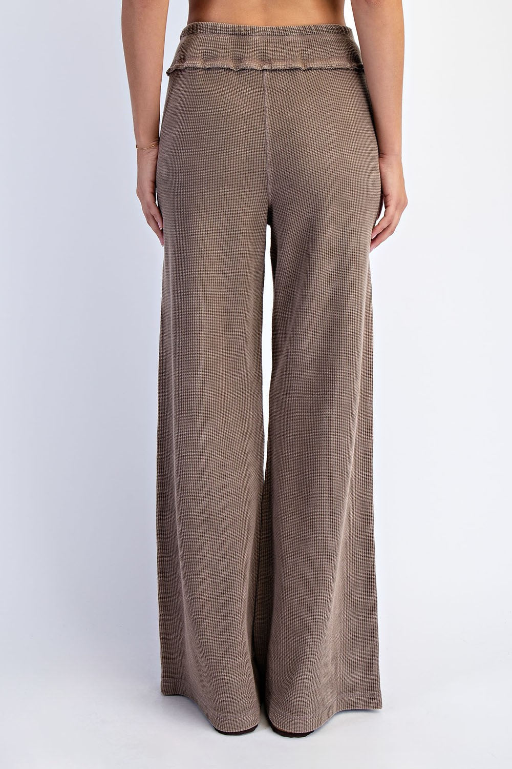 P6449 Rae Mode Mocha wide leg pants back