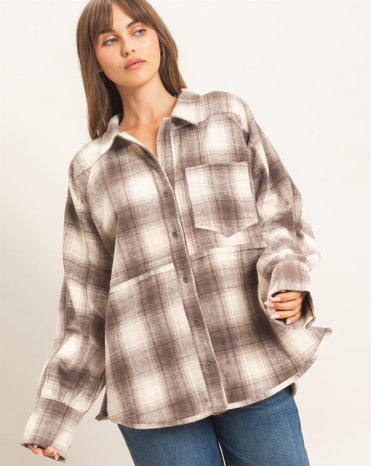 The Quinn Flannel - Brown
