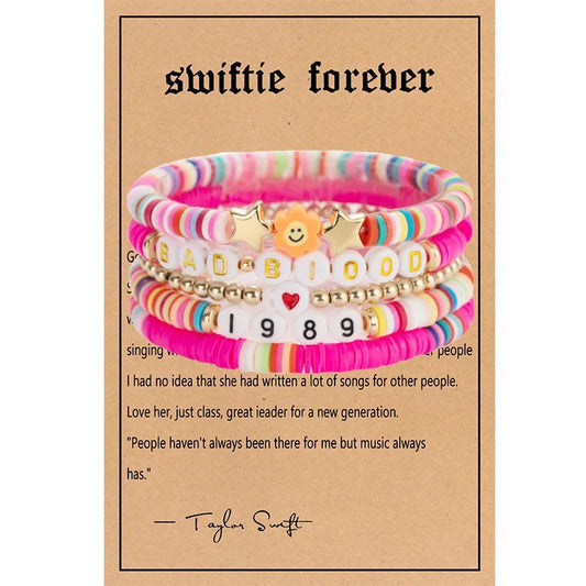 Swiftie Forever Bad Blood Bracelet Set