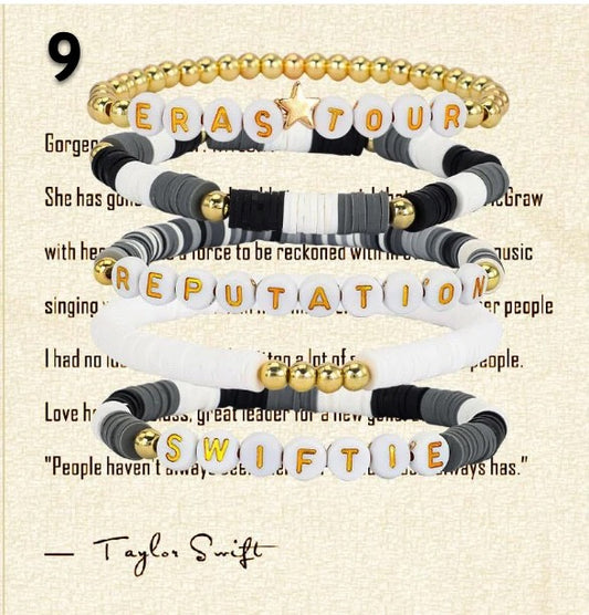 Swiftie Forever Reputation Bracelet Set