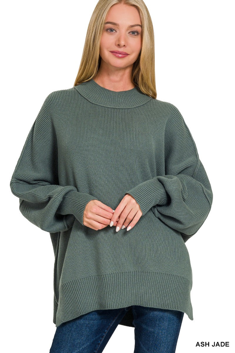 The Talia Sweater - Ash Jade