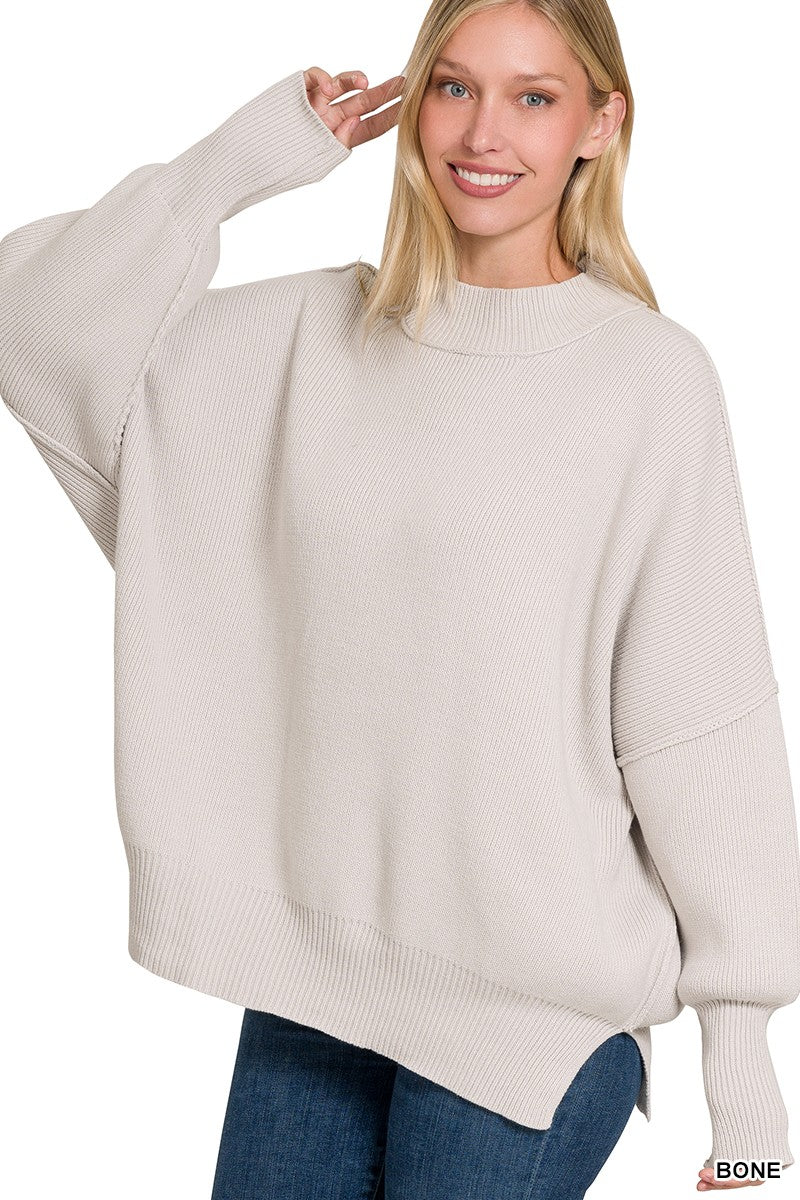 The Talia Sweater - Bone