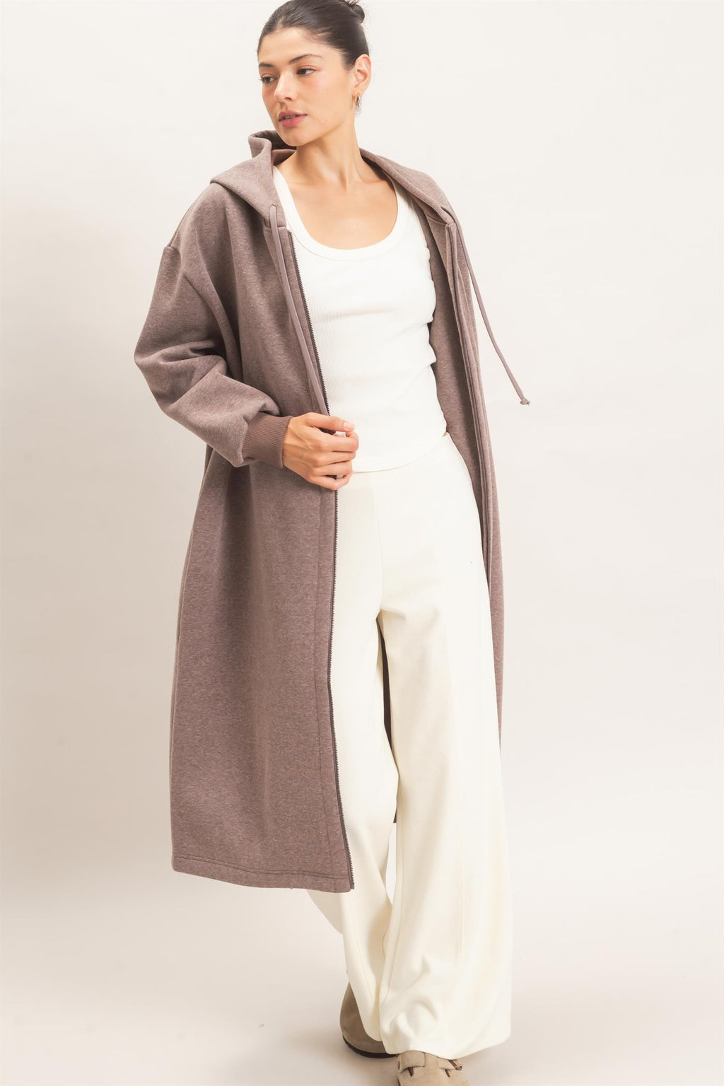 The Phoebe Hoodie Jacket - Walnut