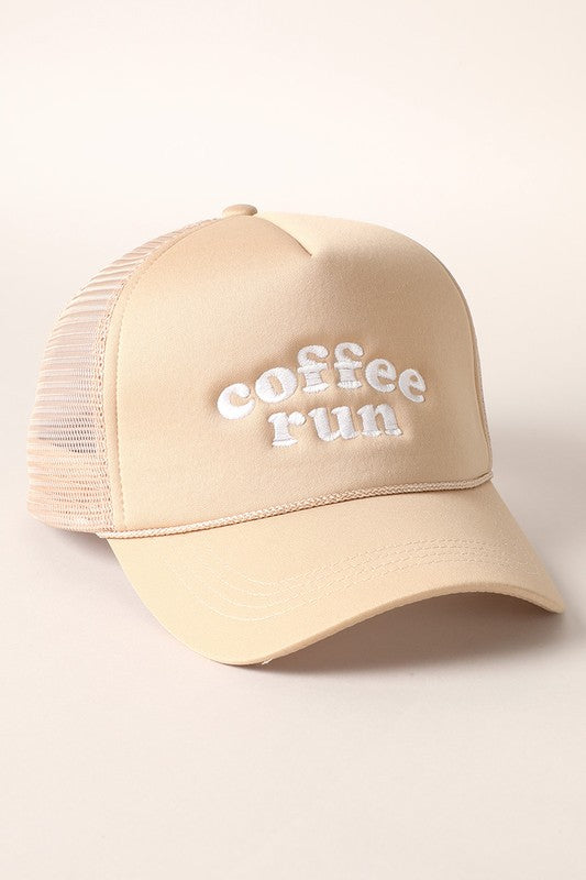 Coffee Run Trucker Hat