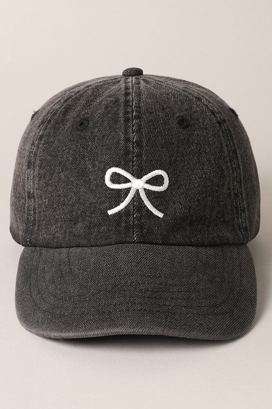 Bow Baseball Hat