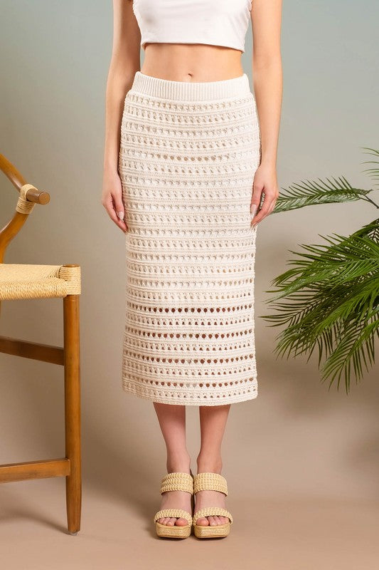 The Aubrey Crochet Skirt