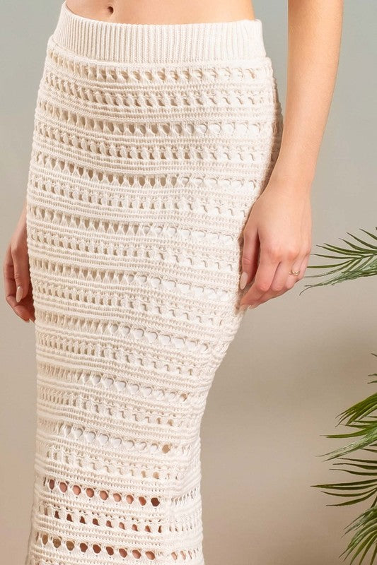 The Aubrey Crochet Skirt