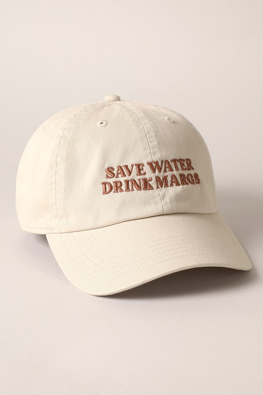 Save Water Drink Margs Baseball Hat