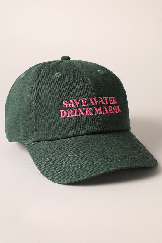 Save Water Drink Margs Baseball Hat