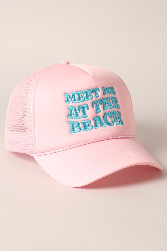 Meet Me At The Beach Trucker Hat