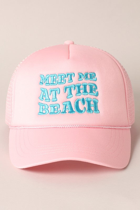 Meet Me At The Beach Trucker Hat