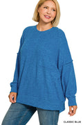 The Nadia Sweater PLUS - Brown