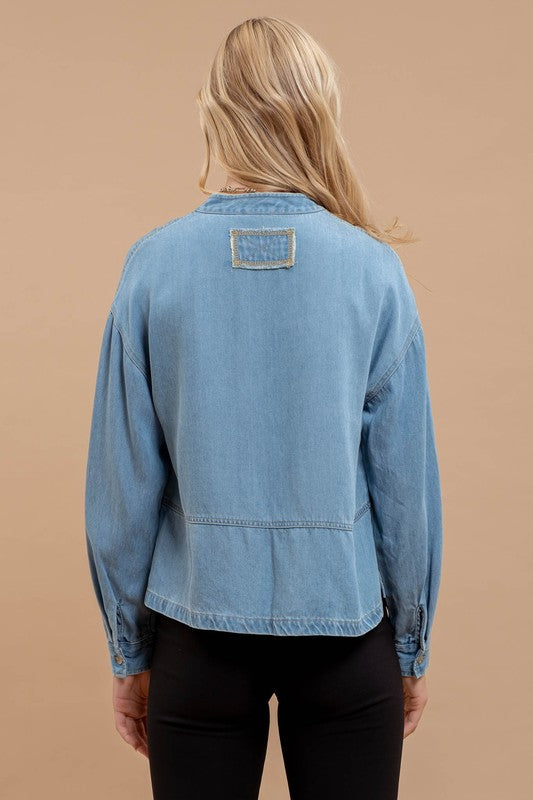 The Laura Denim Top