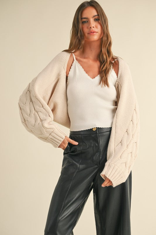 The Ashley Knit Shrug