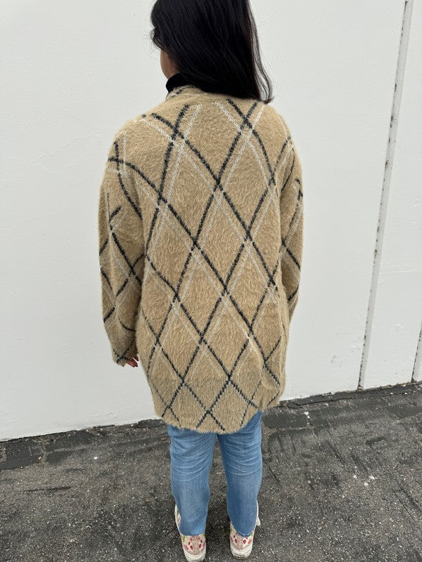 The Rory Cardigan - Taupe