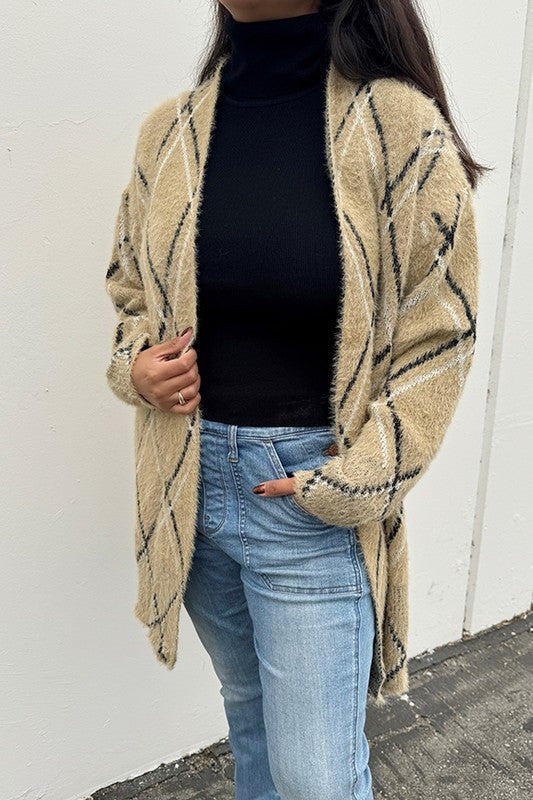 The Rory Cardigan - Taupe
