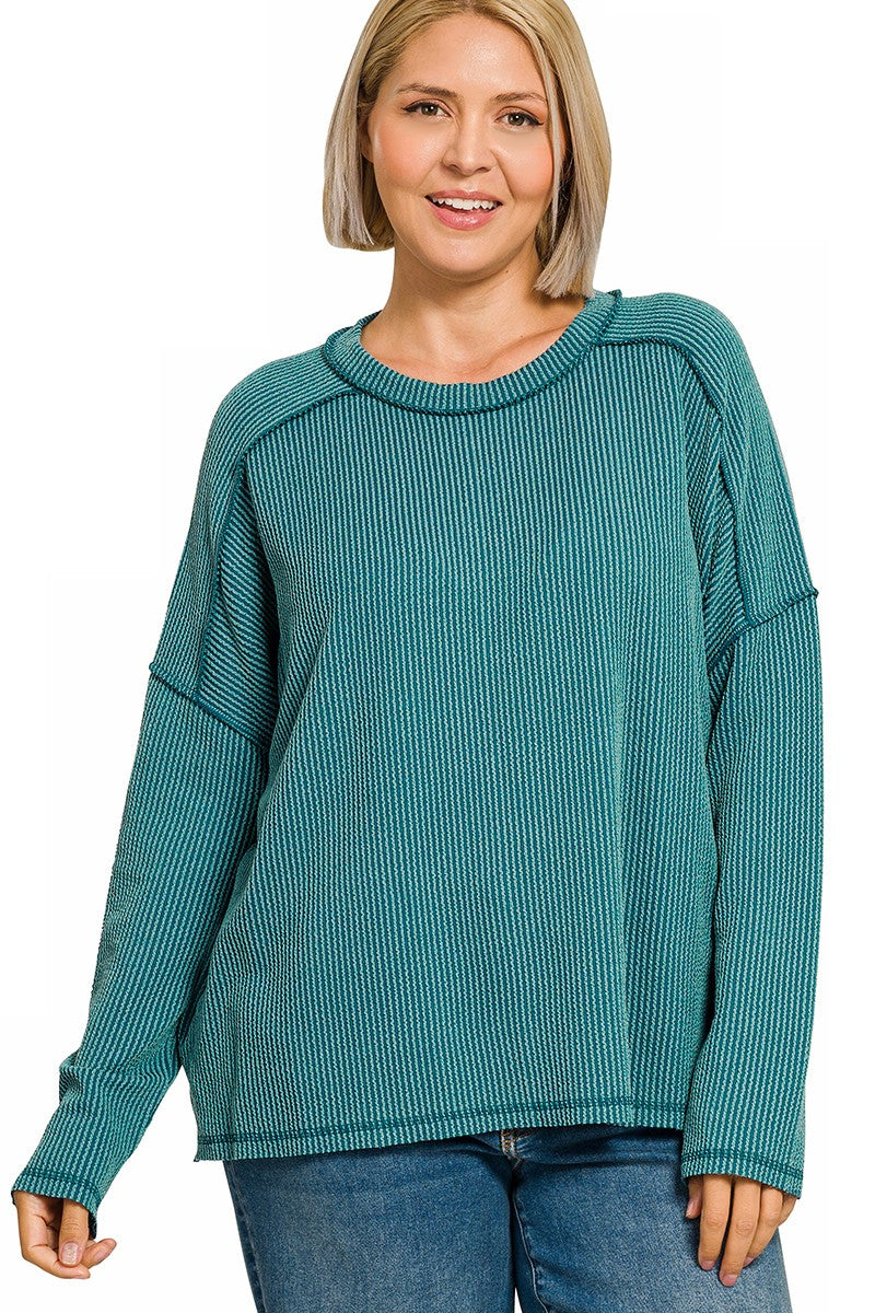 The Gwen Top PLUS - Teal